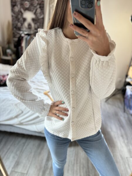 Blouse gaufrée