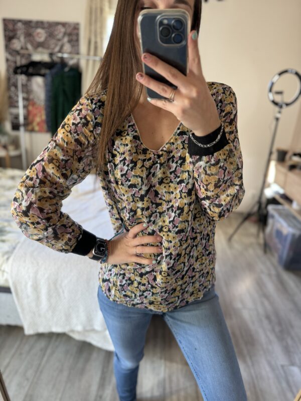 Blouse fleurie