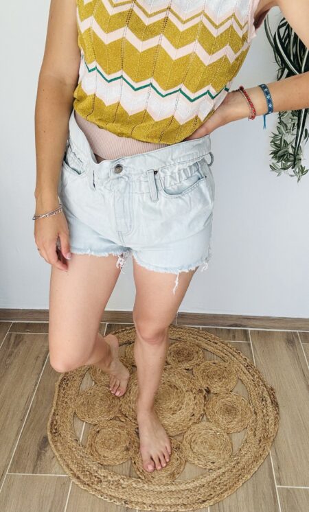 Short en jeans