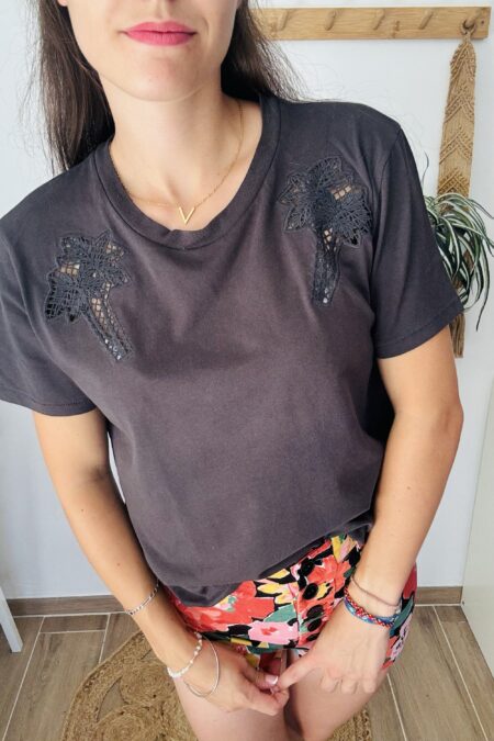 Tee shirt taupe