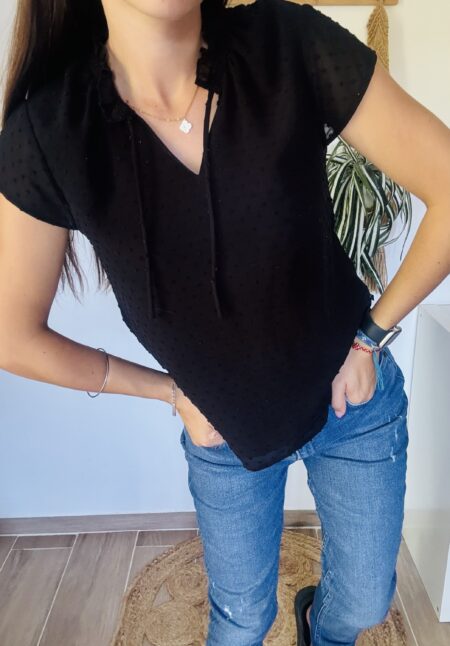 Blouse en plumetis