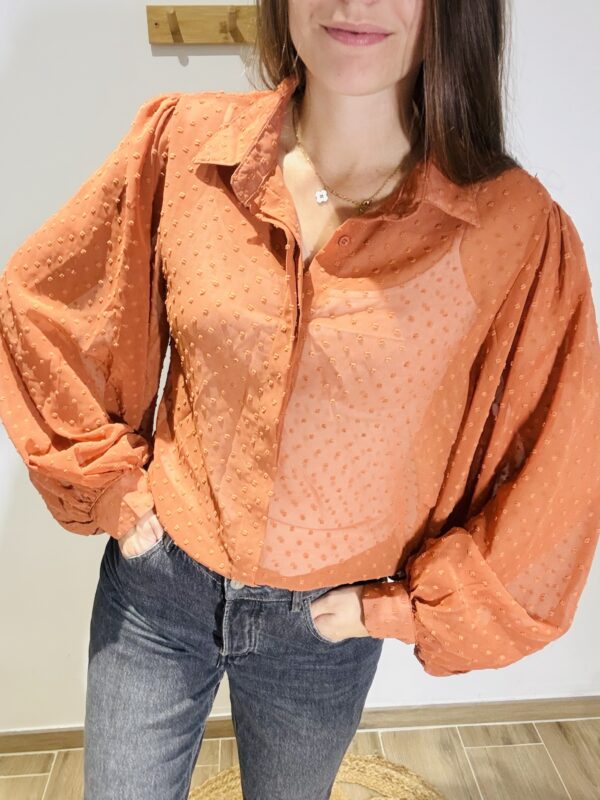 Blouse en plumetis